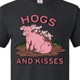 thumbnail image 4 of Inktastic Hogs and Kisses with Cute Pig Family T-Shirt, 4 of 5