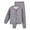 AGJQ#6 Grey, variant on Baby Girl Outfits Boys Winter Thermal Underwear For Kids Lined Warm Outfits With Padded Jacket And Pants Size 3 Y-4 Y