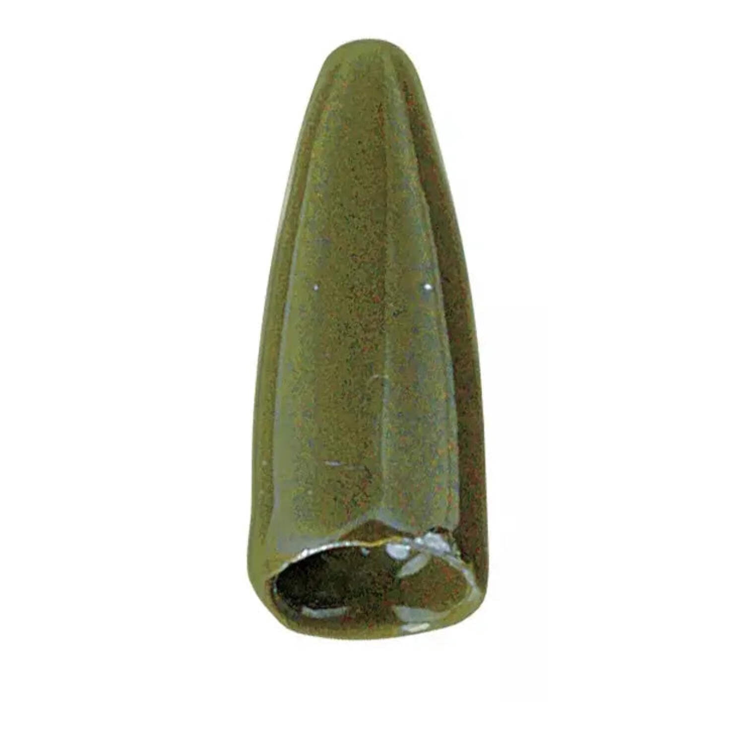 (6 pack) Bullet Weights 3/16 oz Worm Weight Green Pumpkin