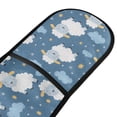 thumbnail image 2 of Dailycode Double Sided Oven Mitt with Loop Heat Resistant Kitchen Long Potholders 7" x 35" Cartoon Sheep Stars Clouds, 2 of 6