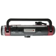 Weather-X WR383R Weather Band AM/FM Radio with LED Flashlight and Solar Charging