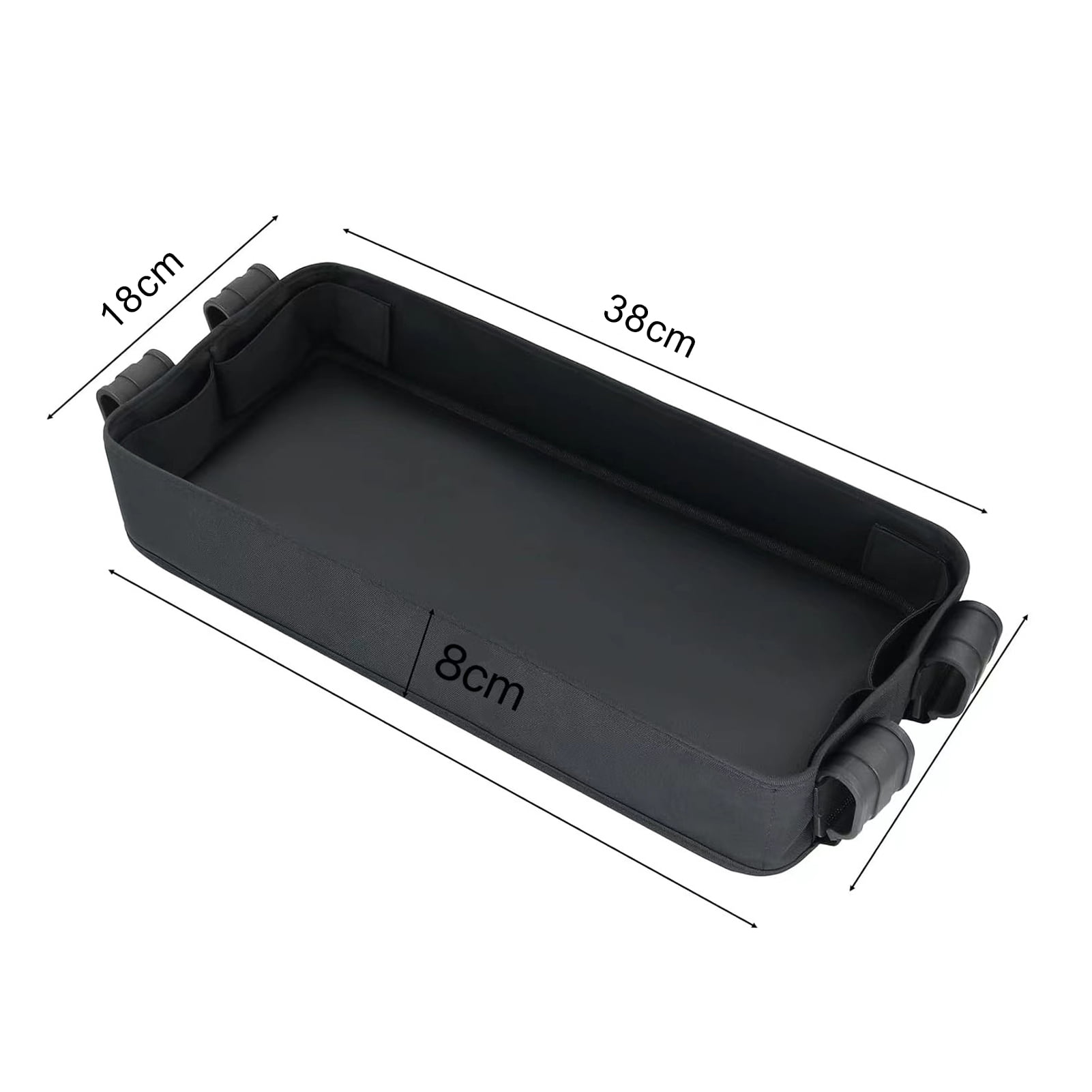 sunsanly Stroller Snack Tray with Fastener Tapes Waterproof Easy to Clean Universal Compatibility Food Tray with Insulated Cup Holder for Wonderfold Wagon