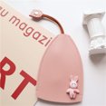 thumbnail image 1 of Pompotops Leather Car Key Case Cover Cute Key Case Protection Bag Access Control Card Case Water Drop Car Door Anti-theft Door Head Clearance, 1 of 2