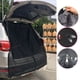 thumbnail image 4 of Red de camping para coche XL | Parasol de malla transpirable y pantalla de ventilación con succión magnética para SUV y monovolúmenes | Cortina de malla de nailon negra de 67 x 59 pulgadas, 4 of 7