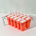 SUSUSU Silicone Popsicle Maker Kit BpaFree Includes 50 Sticks & 10