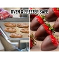 thumbnail image 2 of Zulay Kitchen Baking Mat 2 Pack Reusable Silicone Baking Sheet Nonstick - Light Gray, 2 of 6