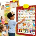 thumbnail image 5 of Talking Wall Chart for Kids,Electronic Alphabet Wall Chart,Learning Toys,English & Spanish Learning Poster with Songs, ABCs, Numbers, Animal Words & Piano, 5 of 8