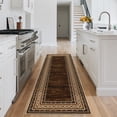 thumbnail image 3 of 2x8 Hallway Washable Runner Rug, Vintage Soft Kitchen Laundry Runner, Non Slip, Farmhouse Entryway Living Room Floor Mat Stain Resistant Carpet for Bedroom Bathroom, Machine Washable, 3 of 9