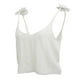 thumbnail image 1 of Camisola informal de punto blanca con tirantes finos para mujer SG, 1 of 8