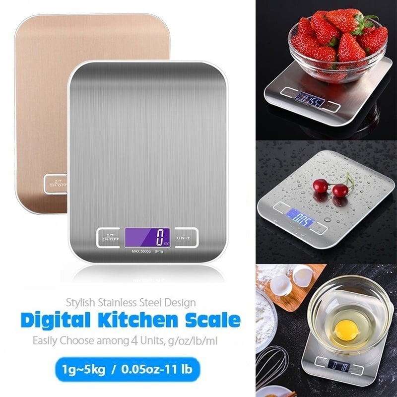 11LB 5KG/1G Digital Electronic Kitchen Food Diet Postal Scale Weight Balance 