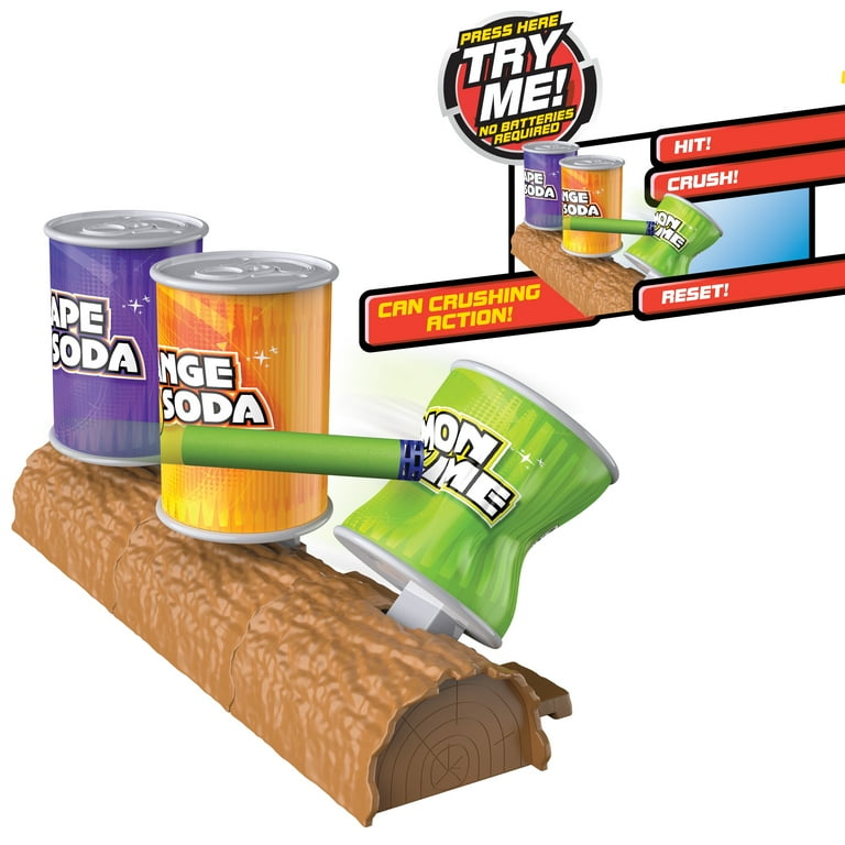 Adventure Force Can Crush Collapsible Can Target Set, No Batteries