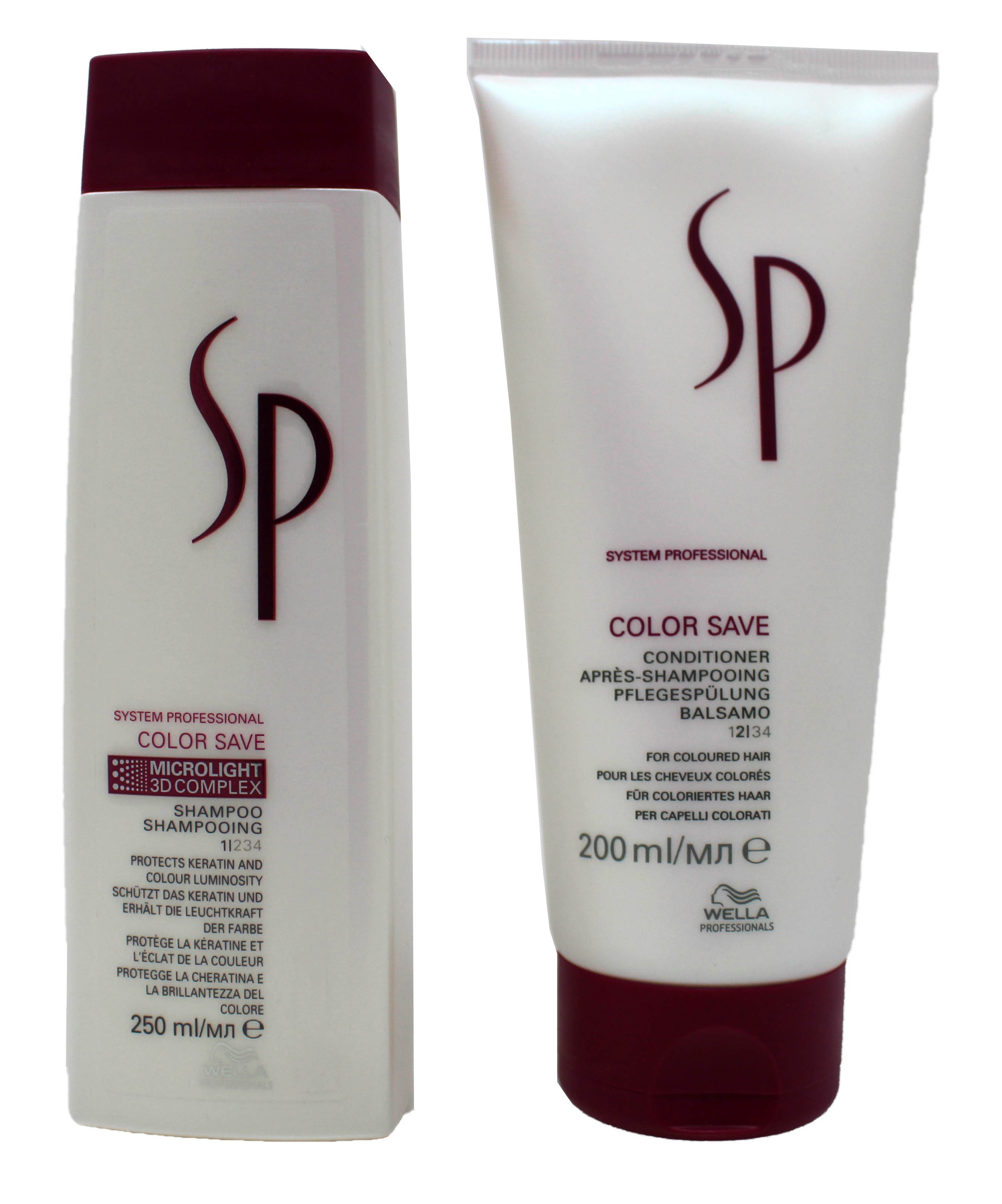 Wella Wella SP Color Save Shampoo 8.45 and Conditioner 6.7 Ounce Wella Wella SP Color Save Shampoo 8.45 and Conditioner 6.7 Ounce
