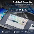 thumbnail image 3 of Teclado Mecánico Inalámbrico Hexgears E2s Pro con Reposamuñecas, 3 of 9