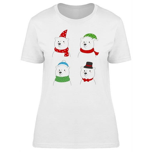 Polar Bear With Costumes T-Shirt Women -Image by Shutterstock, Female XX-Large