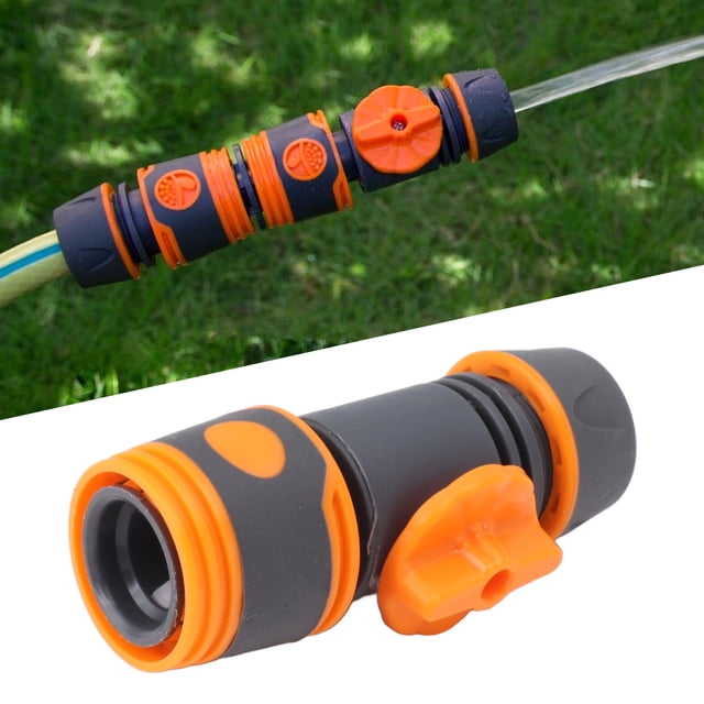 Conector Rápido Para Manguera De Jardín, Conector Rápido Fácil De Instalar, Plástico De Buen Sellado, Práctico Y Duradero Para Manguera De Jardín