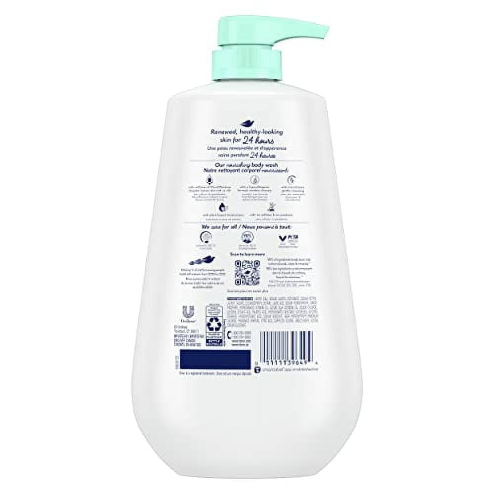 Dove Body Wash With Pump Sensitive Skin 3 Count Hypoallergenic, Paraben-Free, Sulfate-Free, Cruelty-Free, Moisturizing Skin Cleanser Effectively Washes Away Bacteria While Nourishing Skin 30.6 fl oz