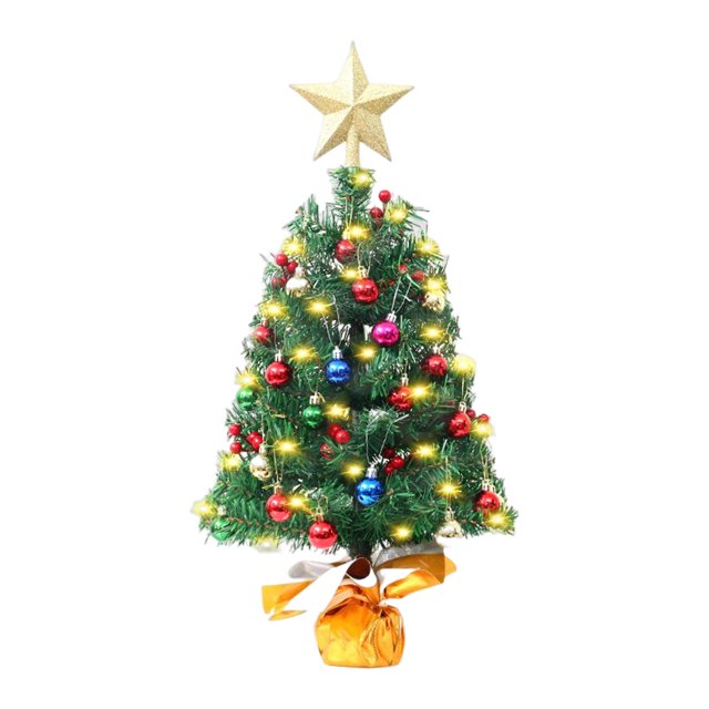 Mini árbol de Navidad Colco de 18 pulgadas soporte de luces ornamentales accesorios para fotos