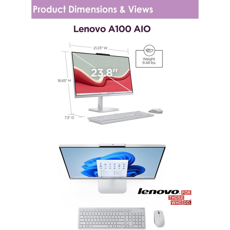 Lenovo A100 AIO Desktop| 23.8