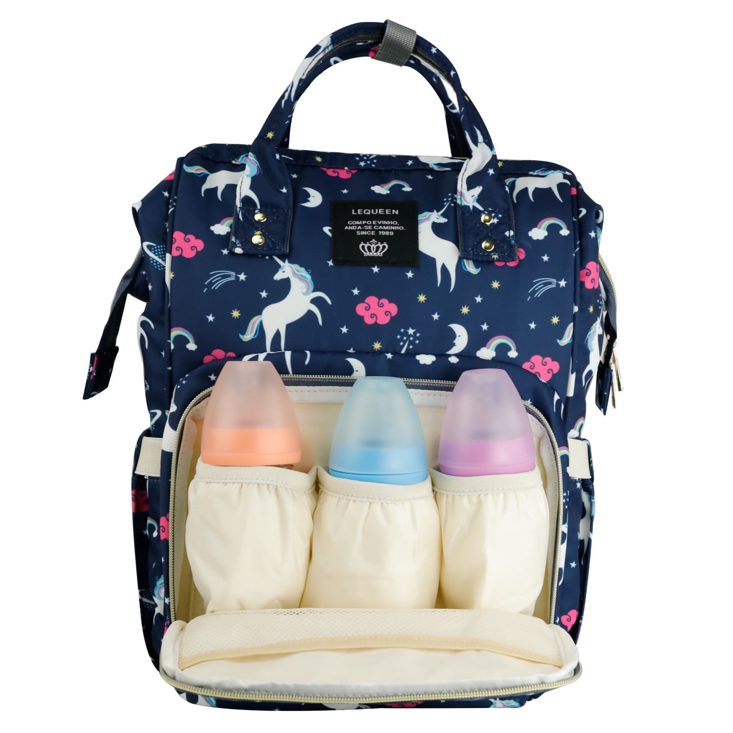 Lequeen diaper top bag walmart