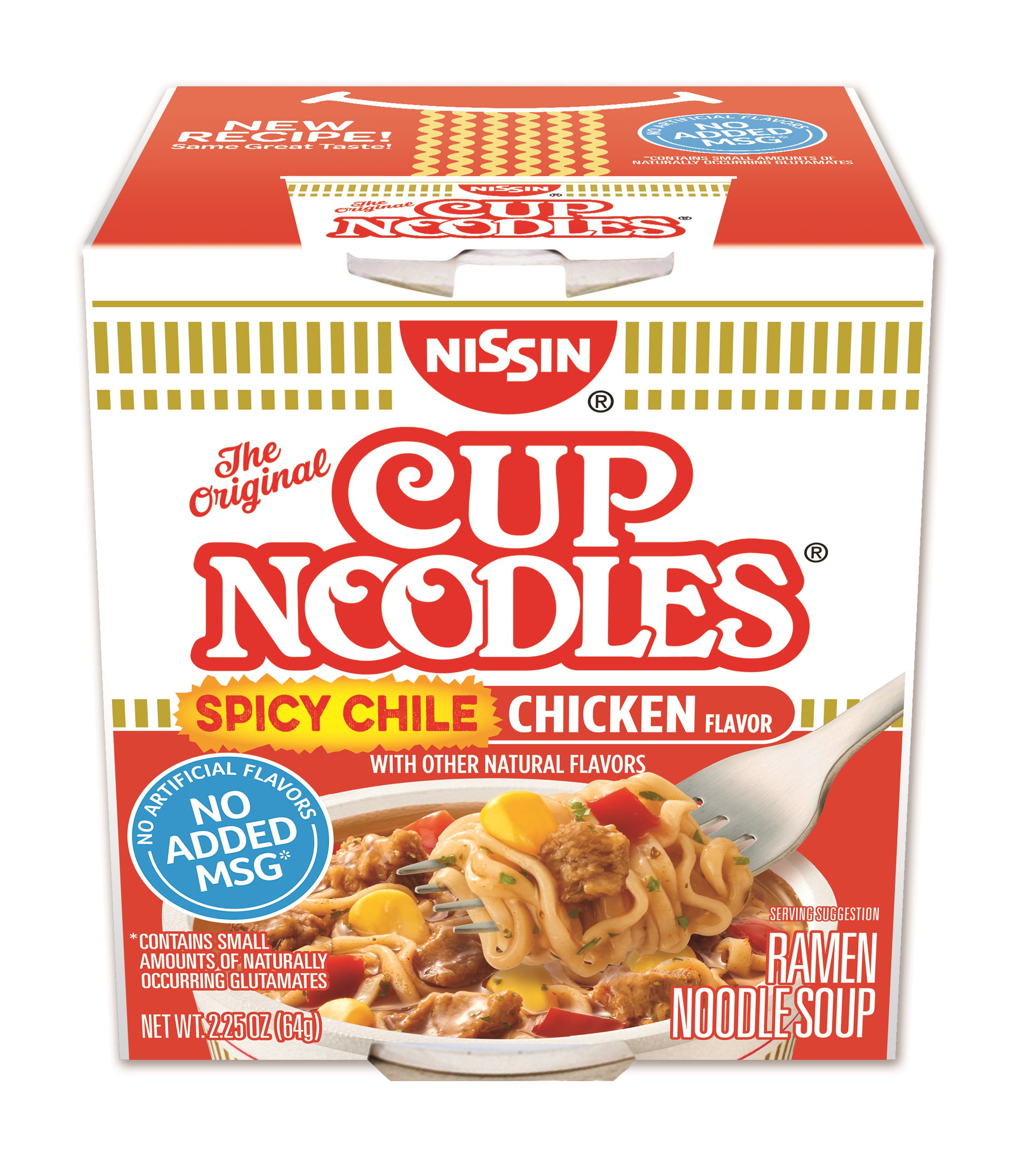 Nissin Cup Noodles, Spicy Chile Chicken, 2.25 Oz, 12 Ct - Walmart.com