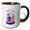 Black/White, variant on 3drose, Happy Chuseok Traditional Holiday Design, 11oz Mug
