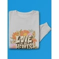 thumbnail image 3 of Love In Our Hearts. Sweatshirt Men -Smartprints Designs, Male 4X-Large, 3 of 4