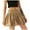 Khaki, variant on Women's Elegant Solid Puff Skirt Flared Mini - Summer Casual Flirty Short Party Skirt