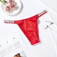 thumbnail image 4 of Victoria's Secret Sexy Letter Print Lifting G-String Calzoncillos Íntimos De Baja Altura Para Las Mujeres Brillante Diamante Decoradopangjing, 4 of 4