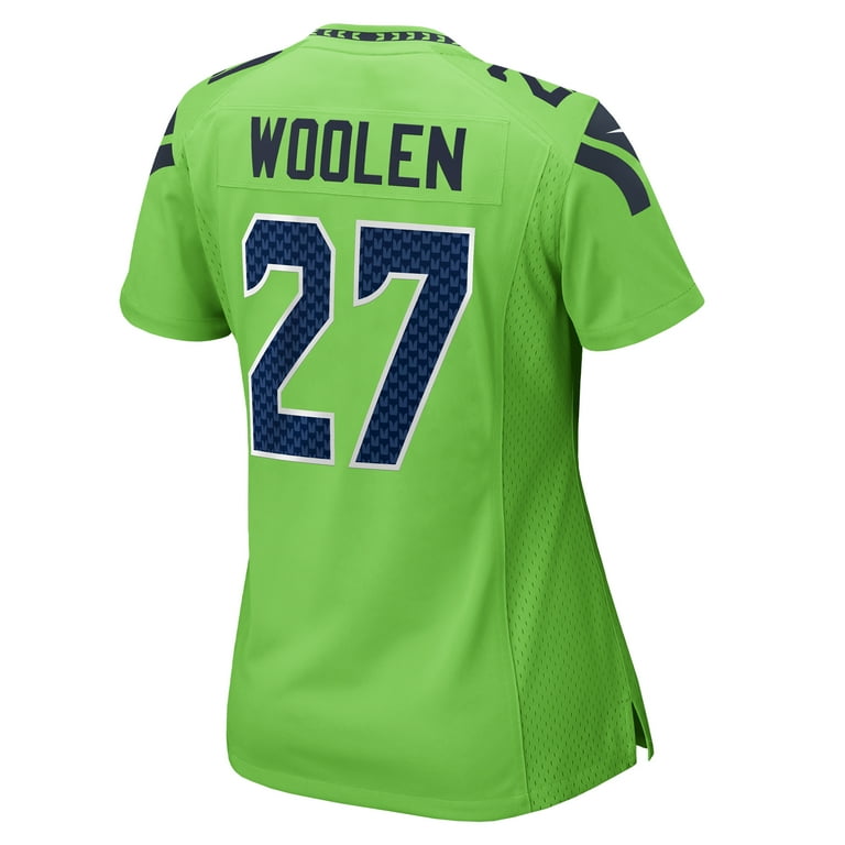 Women s Nike Tariq Woolen Neon Green Seattle Seahawks Game Jersey Walmart