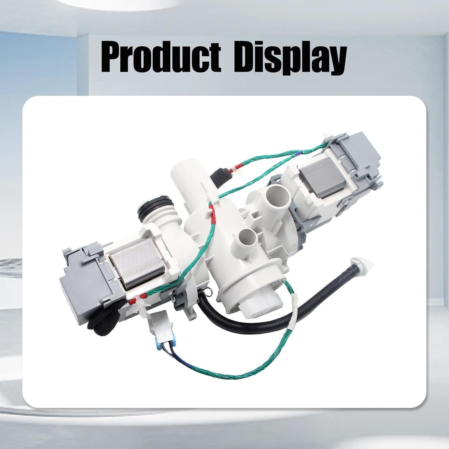 Aniceparthy Replacement Washer Double Drain Pump for Samsung DC97-15974C