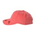 thumbnail image 2 of WITHMOONS Baseball Cap Vintage Cotton Cross Slay Embroidery CR1621 (Red), 2 of 4