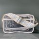 thumbnail image 4 of Bolsa bandolera transparente bandolera de PVC con correa ancha tejida para ir de compras (Blanco) Likrtyny Para Estrenar, 4 of 7
