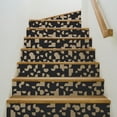 thumbnail image 6 of Tempaper Mod Geo Metallic Black Peel and Stick Wallpaper, 20.5" x 16.5', 6 of 8