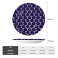 thumbnail image 2 of Wukai Cell Tower Print Decorative Plate for Display,Bone China Decorative Plate, Ceramic Dinner Plate with Stand, Vertical Ceramic Plate-8in, 2 of 6