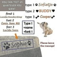 thumbnail image 3 of Personalized Pet Toy Storage Basket Toy Clothes Bin Dog Custom Name Di, 3 of 4