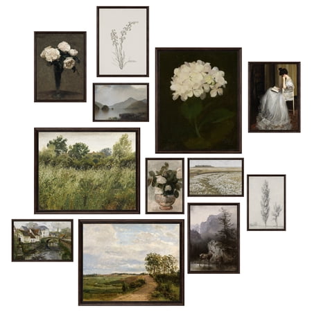 97 Decor Vintage Landscape Wall Art Print, French Country Poster (Unframed)