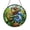 Acrylic 3.5 Inch, variant on Funny Lizard with Glasses Stained Glass Suncatcher Window Hanging Whimsical Reptile Art Nature Inspired Decorative Glass Panel
