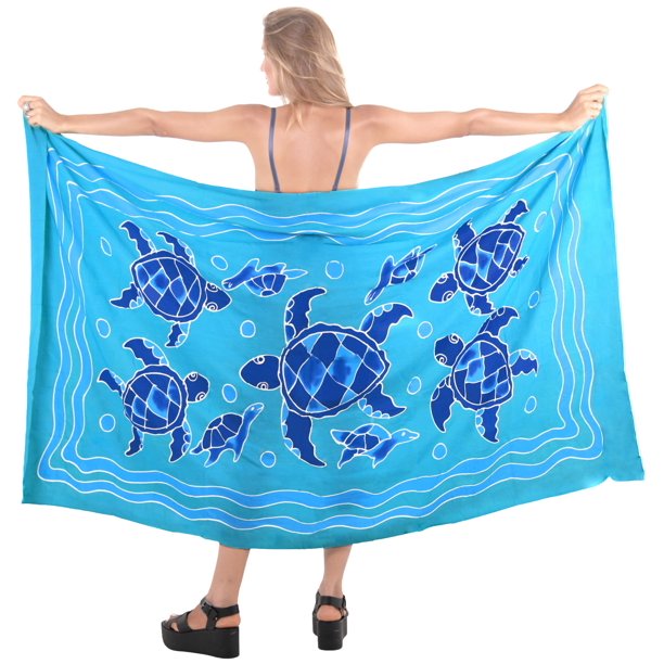 Happy Bay Cool Rayon Fabric Sarong Bathing Suit Wrap Cover Ups Womens