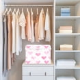 thumbnail image 4 of Yayeee Collapsible Cube Storage Bin with Lid Fabric Closet Decorative Basket with Handles, Geometric Love, 4 of 7