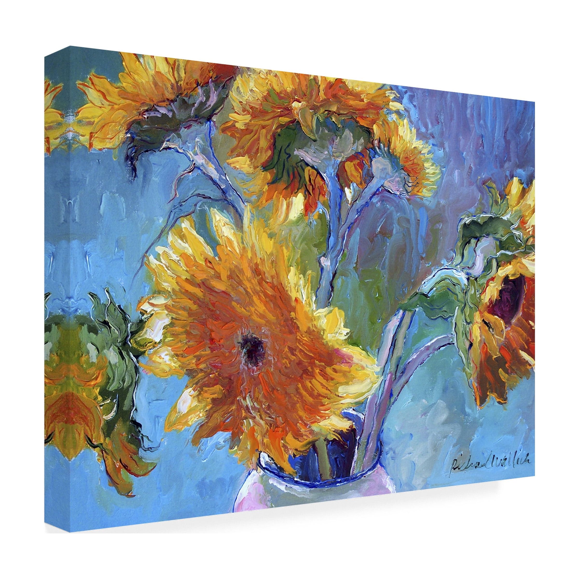 Richard Wallich 'Sun 5' Canvas Art
