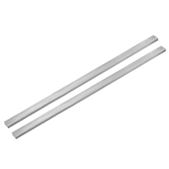 Uxcell 2Pcs 1018 Cold Rolled Carbon Steel Bar, 0.24" x 0.47" x 12" A108 Carbon Steel Rectangular Bar Flat Stock Solid Metal Plate for Machining Industrial Fabrication