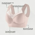 thumbnail image 6 of TIWEKE Full Coverage Wireless Bras for Older Women (Pink,4XL), 6 of 6