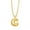Gold C, variant on Chunky Bubble Letter Initial Necklace for Women Trendy Cute Charm Pendant Personalized Alphabet Silver Balloon Letters S Necklaces
