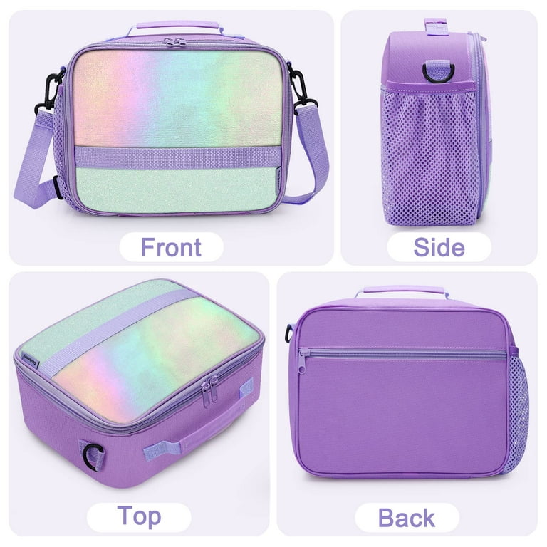 Insulated Kids Girls Lunch Box Bag with Shoulder Strap, Ballet Dancer Lunch  Bag Kids with Cup Bottle…See more Insulated Kids Girls Lunch Box Bag with