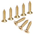 thumbnail image 1 of Uxcell Paquete de 100 Tornillos de Madera, M5 x 20mm Cabeza Phillips de Latón, 1 of 6