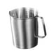 thumbnail image 2 of Taza medidora de acero inoxidable, jarra mezcladora de cocina, taza para espumar leche, jarra para 1000 ml, 2 of 7