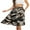 07-Black Palm Leaf, variant on JWD Women's Skirts Flowy Maxi Skirt Summer Long Midi Length Casual Skirt Elegant Cool Dress with Pockets Black L