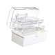 thumbnail image 4 of Caja de almacenamiento de medicamentos, caja médica vacía, botiquín de primeros auxilios multifuncional, organizador para manualidades, costura,, 4 of 9