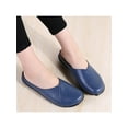 thumbnail image 6 of SIMANLAN Womens Loafer Mules Leather Casual Flats Summer Slip On Moccasins, 6 of 6