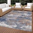 thumbnail image 3 of Addison Rugs Chantille Indoor/Outdoor Transitional Abstract Blue Machine Washable Rectangle Rug, 8' x 10', 3 of 8